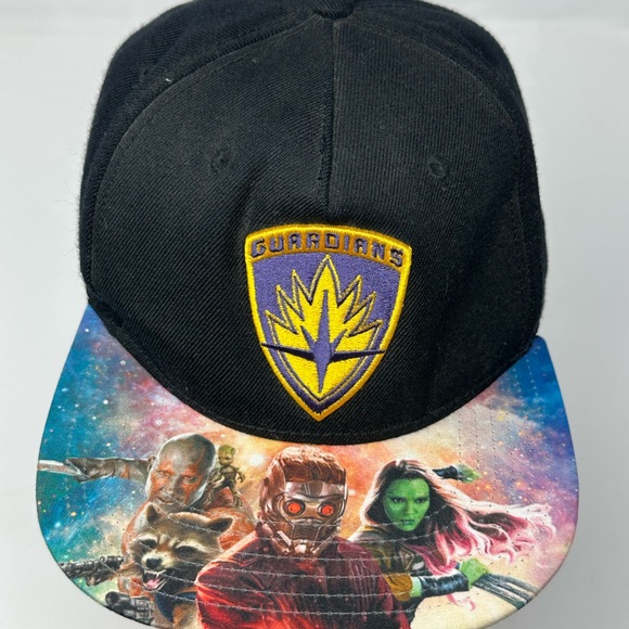 NEW Guardians of The Galaxy Vol 2 Marvel Snapback Baseball Hat Cap Bioworld L1 - Picture 2 of 7